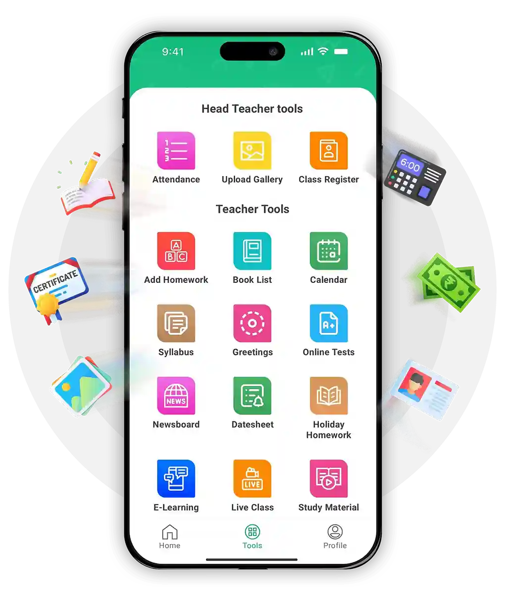 Campus OS Smart School App for Parents, Teachers and School Management